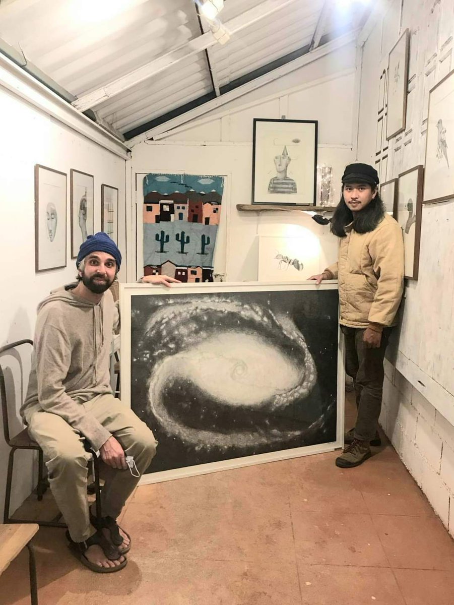 A46studio's tweet photo. Great start!
Physical one is out
The Universe
Artist : @jongrak_art
Technique : Pen on paper
#A46Studio #NFTthaiartist #NFT #nftart https://t.co/f2TdkxENn2