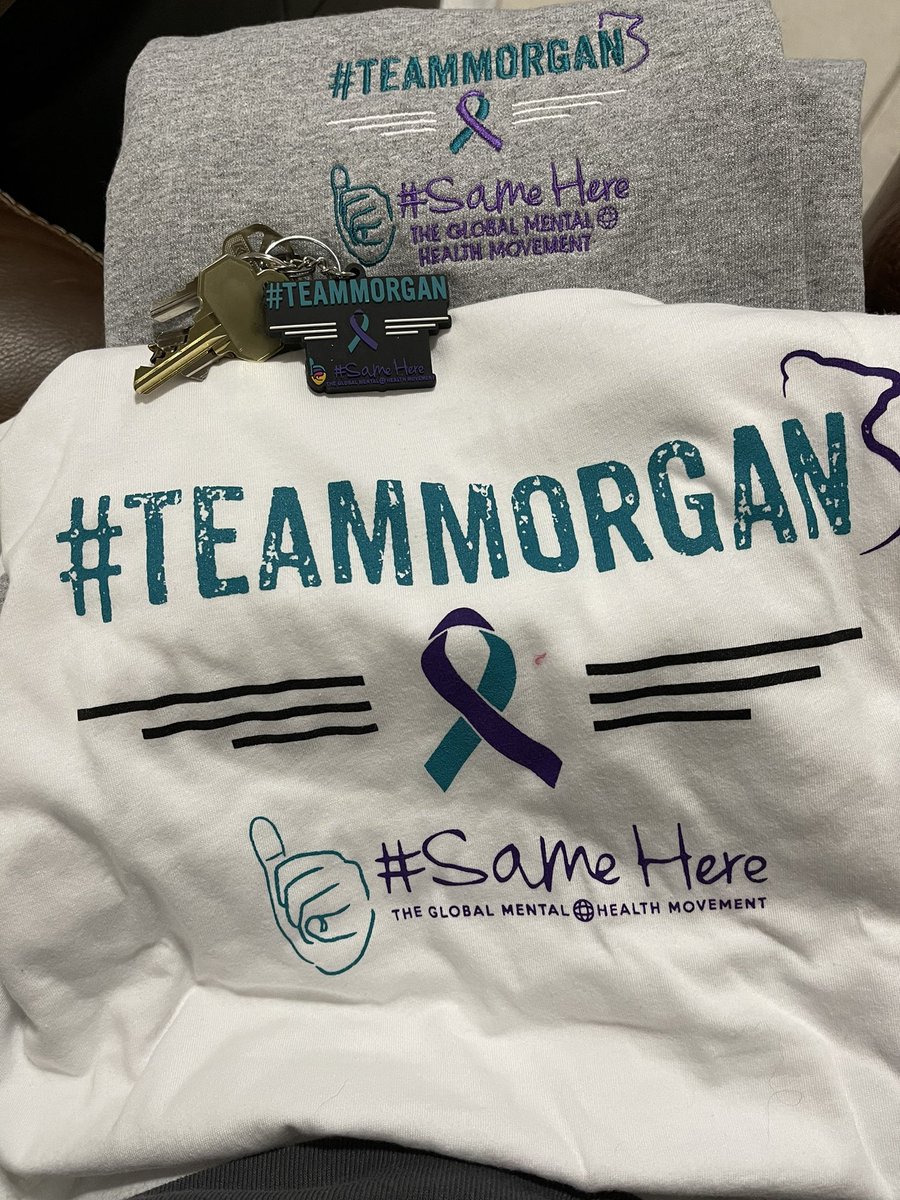 Thanks <a href="/MorganUrso/">Morgan Urso</a> for my #teammorgan #samehere swags!!  Thanks to Eric, I’ve had the keychain for couple months now. Vegas needs us some Urso fam or I may have to come out to you! 🤗😘  <a href="/SameHere_Global/">#SameHere Global Mental Health Movement</a>