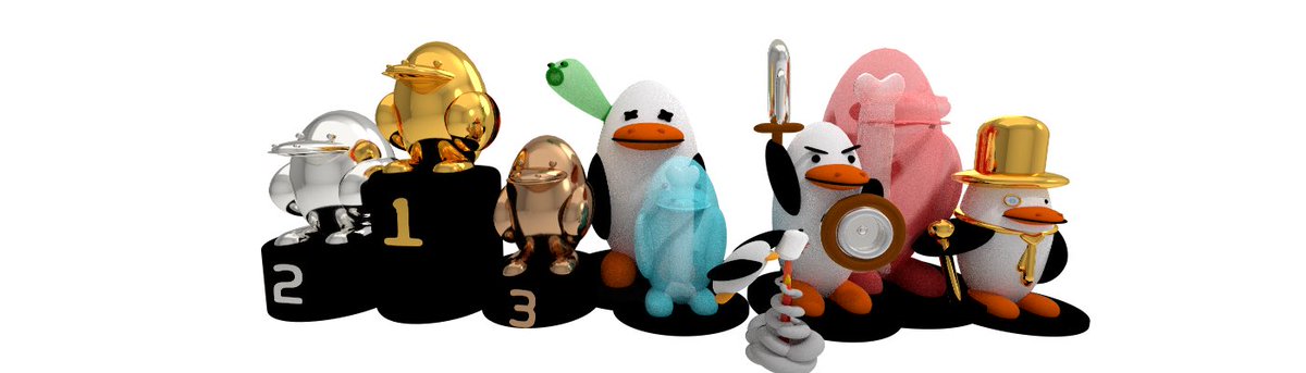 ProperPenguins's tweet photo. Made a bunch of NFT’s So I put some together in this picture. Thought it was cool. https://t.co/6fYLVIZtqe