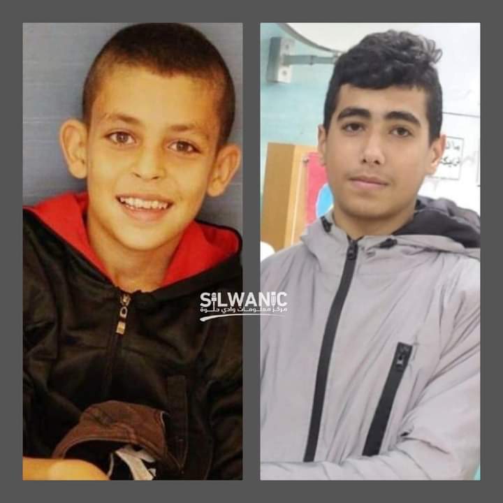 Palestinian children, Mohammad Ahmad Zaytoun and Omar Abu Mayyala, were sentenced today to a one-week house arrest by the Israeli occupation authorities.