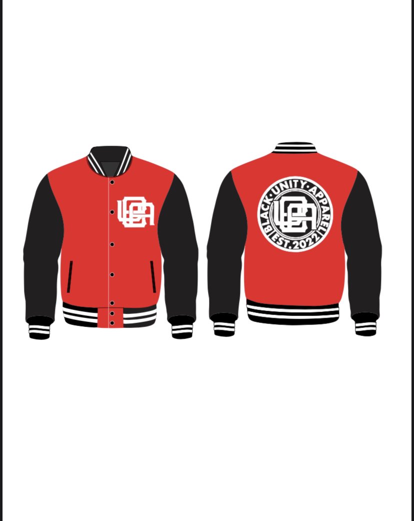 BlackUnityLLC's tweet photo. We Always Have #BUA Varsity Jackets Available For Pre Order ‼️ Get Your Now Or Miss Out ‼️ Limited Edition ‼️ S-2x Only ‼️ Claim Your Size Now ‼️ @BlackUnityLLC https://t.co/dEuAjq7JfO