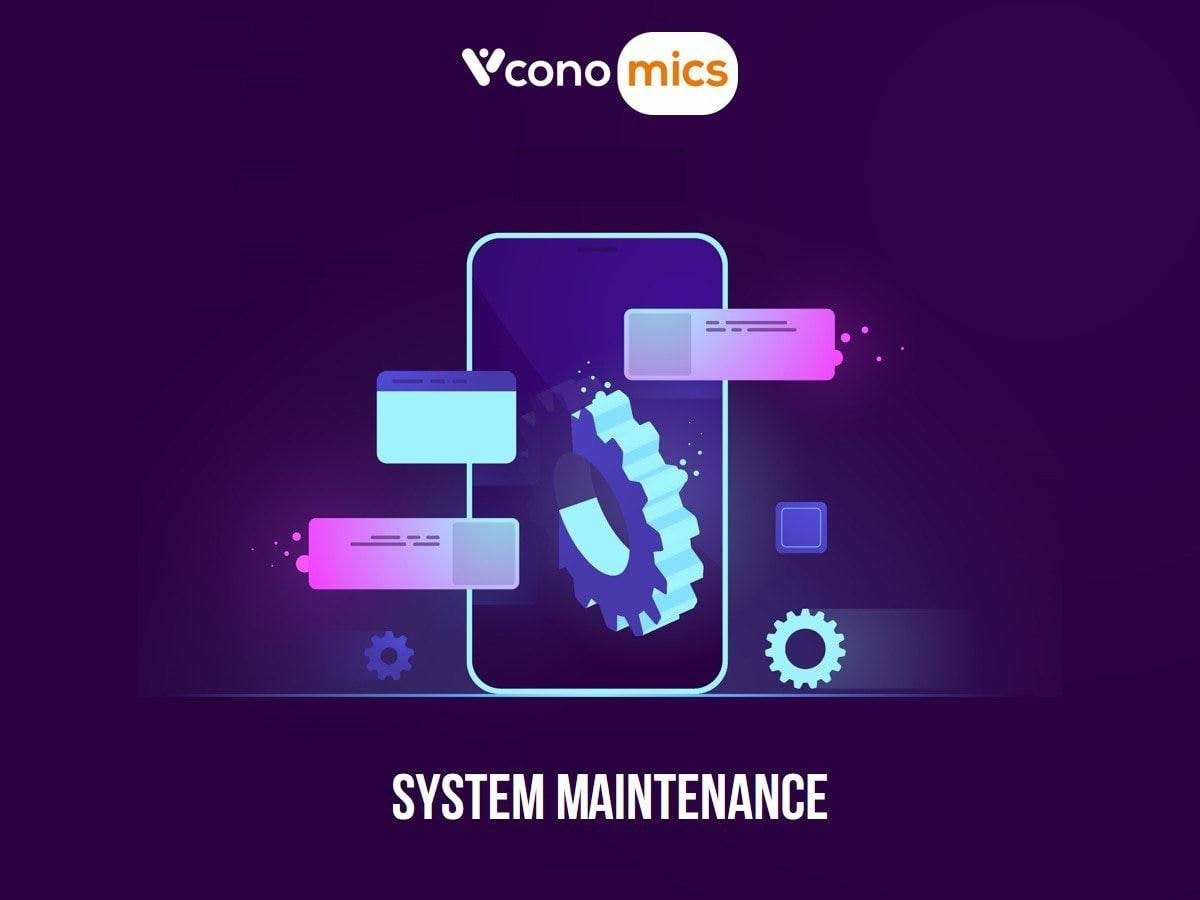 Vconomicsio's tweet photo. [ANN.] SYSTEM MAINTENANCE
#Vconomics will perform system maintenance in 1 hour.
Duration: 11:00 - 12:00 (UTC) 3 Jan 2022

- All services in Vconomics temporarily unavailable
- Notification of maintenance completion will be sent
- MICS amount in your wallet is reserved
Thank you. https://t.co/HR69YBUK1S