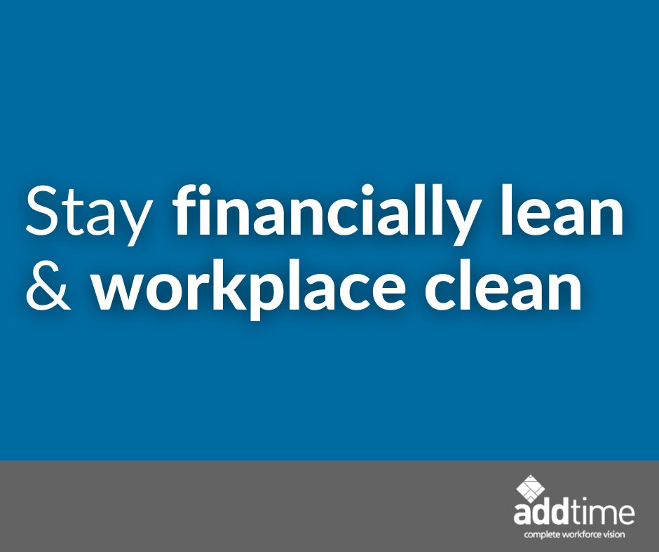 With Platinum software and time recording systems, you too can start your year financially lean and workplace clean. 

Contact us to find out more:

✉ sales@addtimerecording.co.uk
☎ 01942 272061