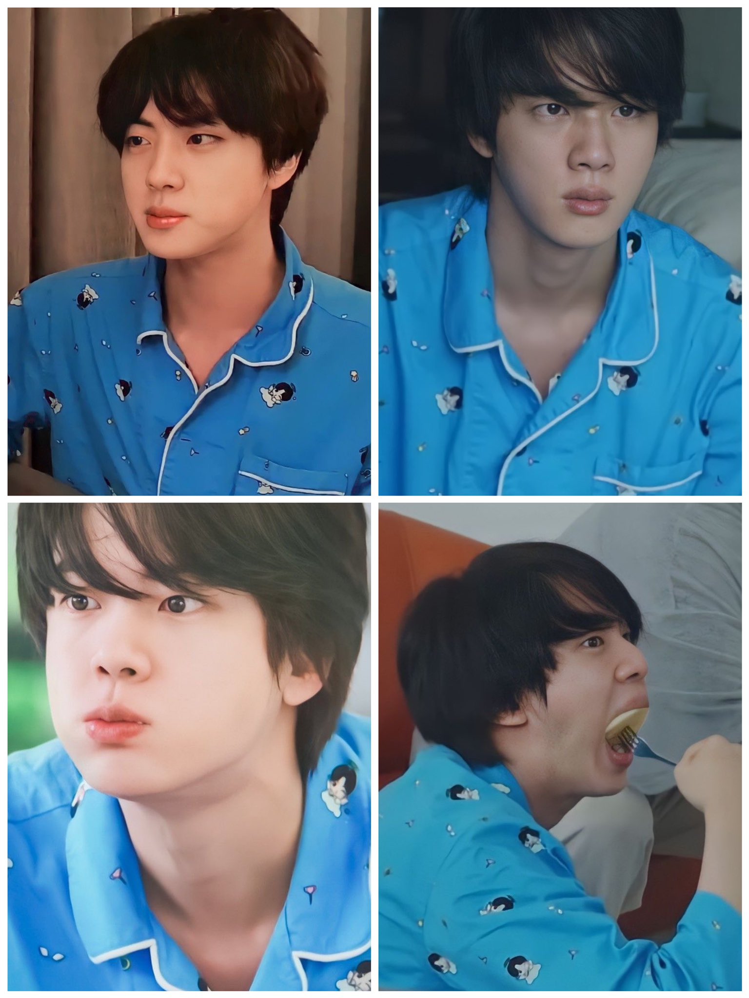 jin キムソクジン　パジャマ BTS 公式 ジン JIN BAD DAY PAJAMA パジャマ