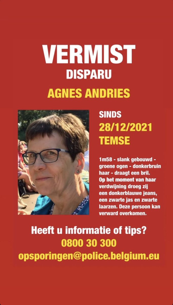 Delen jullie aub ook 🙏🙏🙏🙏🙏
Dit is een nachtmerrie voor <a href="/studio_caro/">Caro</a> en haar familie. Heb je informatie of tips? Bel 0800 30 300.