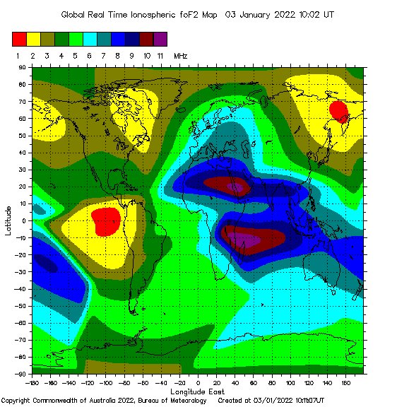 Global Optimum NVIS Frequency Map Based Upon Hourly Ionosphere Soundings via https://t.co/6WcAAthKdo #hamradio https://t.co/Gq1ZxF19UH