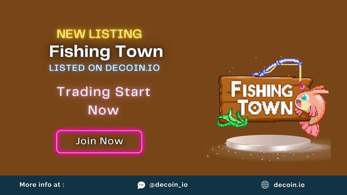 decoin_io's tweet photo. At the fishing town(#FHTN), players impersonate a role of passionate fisher in the town where fishers all over the world are gathered to find various types of fish. Available on https://t.co/0oXglWFjLT https://t.co/JcDyHF4twD