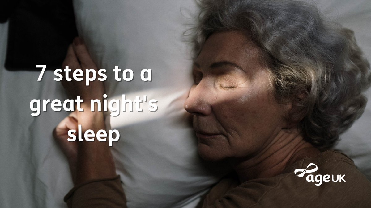 Our sleep patterns change as we get older. We sleep lighter and less, we wake more often in the night, and we're more sensitive to noise.

To help get you sleeping peacefully through the night, check out our 7 simple tips: bit.ly/3sK4znd

#FestivalOfSleepDay