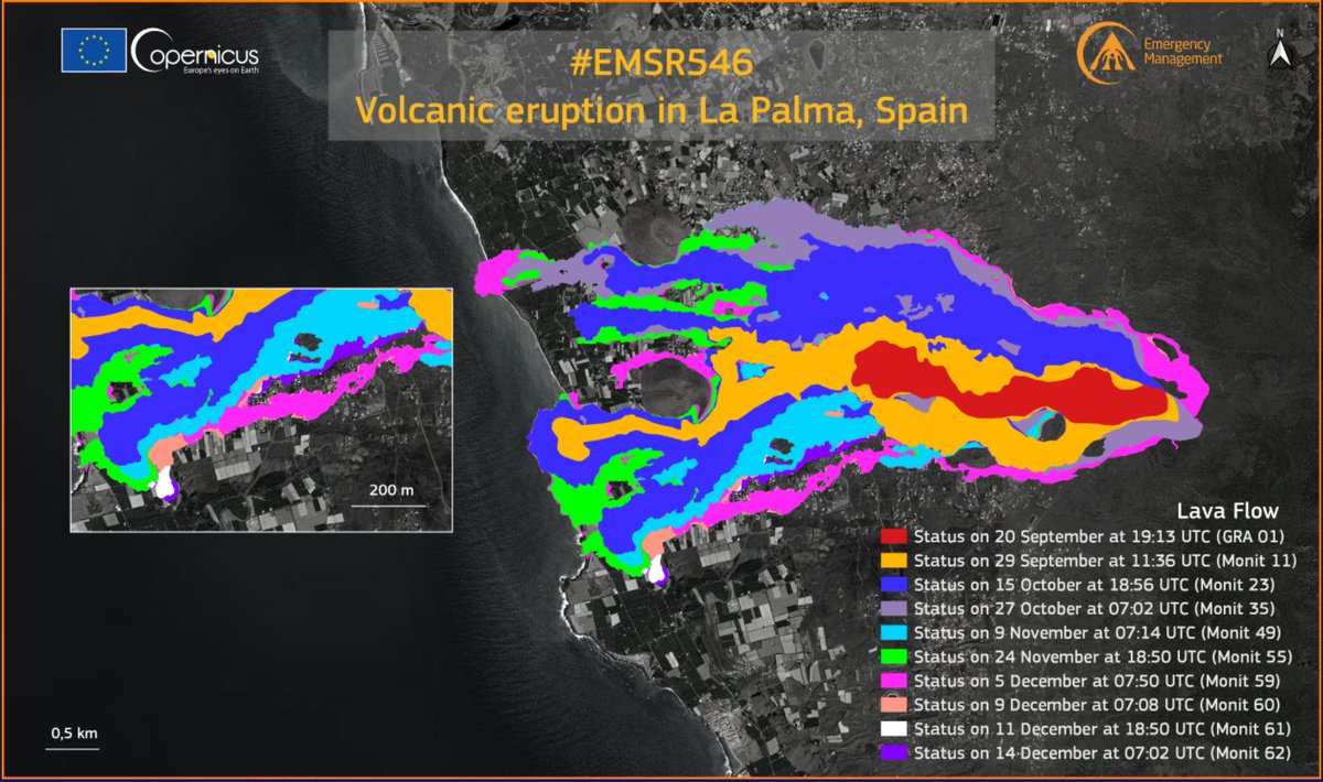 CopernicusEMS's tweet photo. #CEMS in numbers, 2021 edition:
6⃣5⃣ Rapid Mapping activations
3⃣2⃣ Risk and Recovery Mapping activations
1⃣5⃣ Information Bulletins
1⃣ Online #CEMSWeek with more than 2,900 participants🎯
More at👇
https://t.co/DedfLpc3rT https://t.co/oZpODxzywK