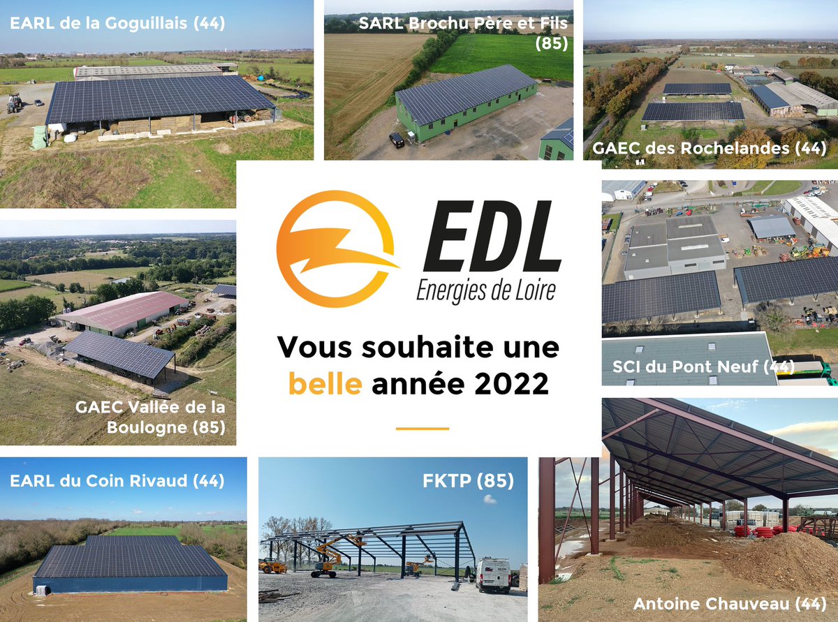 ENERGIESLOIRE's tweet photo. De la part de toute la Team Énergies de Loire : Bonne année 2022 ! 🎊

Que cette nouvelle année vous apporte santé, bonheur et réussite ! 

Nous avons hâte de démarrer de nouveaux projets solaires ensemble et de vous partager notre actualité ! 🤝
#photovoltaique #HAPPYNEWYEAR2022 https://t.co/zp3gC5q1DX
