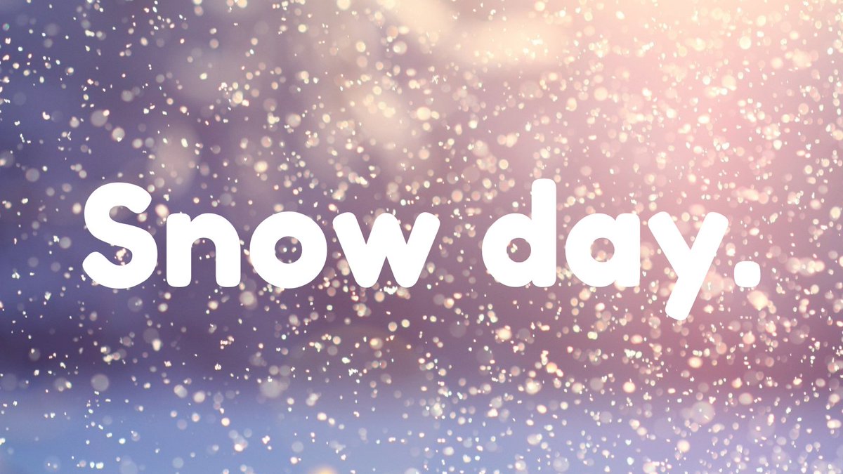 Penn Delco school district will be CLOSED today due to the incoming snowstorm. The district will be on its first full inclement weather snow day, meaning: No Virtual Learning. Stay safe and enjoy the one day extension to winter break.
