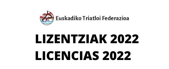 ⚠️ Irekita lizentziak tramitatzeko epea [EUS]
⚠️ Abierto el periodo de tramitación de licencias [CAS]
+ info 👇🏾👇🏾
 cutt.ly/OUGdrtW
#TriEuskadi #season2022