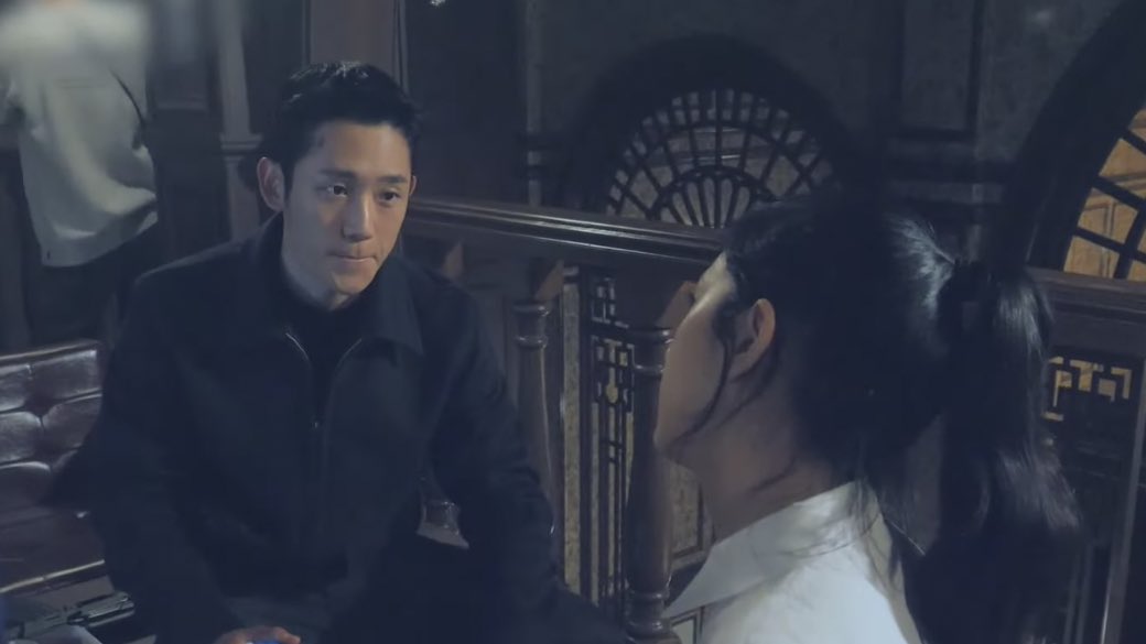 annannaet's tweet photo. This genre of Haein looking at Jisoo with his lips like that >>

#설강화 #지수 #정해인 https://t.co/AsyYq4Fmqr