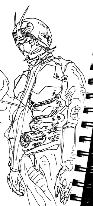 Kamen Rider sketch 