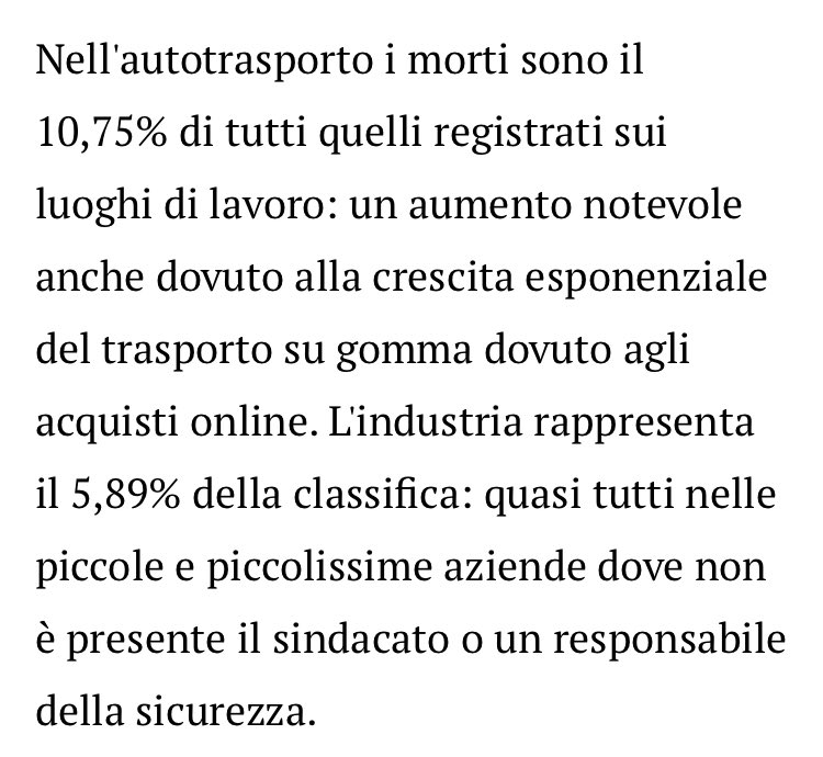 unoscribacchino's tweet photo. “L’età delle vittime varia dai 14 agli 88 anni”.

Quasi quattro morti al giorno.

Una strage quotidiana. https://t.co/9qEsmGsHG5