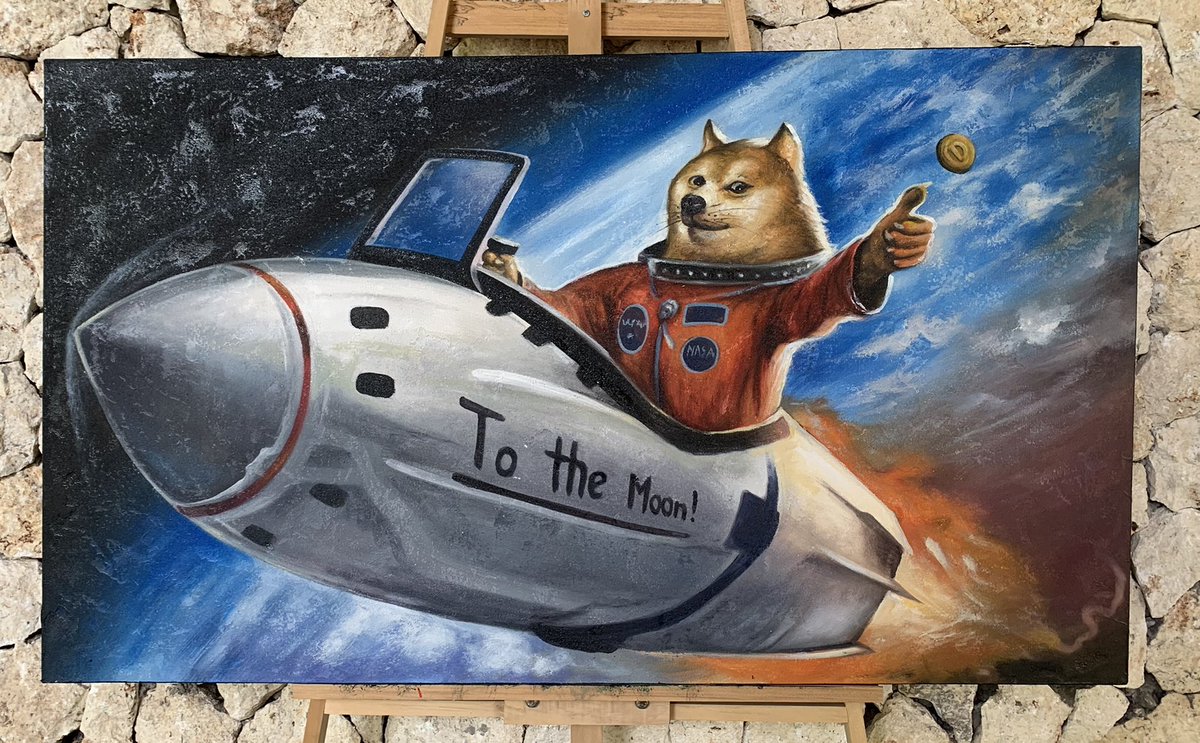 Alex_crypto_art's tweet photo. @Doge_YOG @elonmusk @SpaceX @Tesla @MattWallace888 @BillyM2k @mishaboar @DogecoinRide @CornDoges @MilgateTyler @usssks https://t.co/3cxD81wmDm