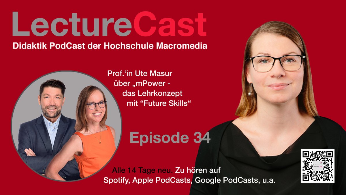 ahs_HH's tweet photo. Die didaktischen Hintergründe des Lehrkonzeptes #mPower der @hs_macromedia und was das mit #FutureSkills zu tun hat. Ab heute in der ersten #LectureCast-Episode des neuen Jahres: https://t.co/hA0Nqt3OF8 https://t.co/qZbWAXlLkJ