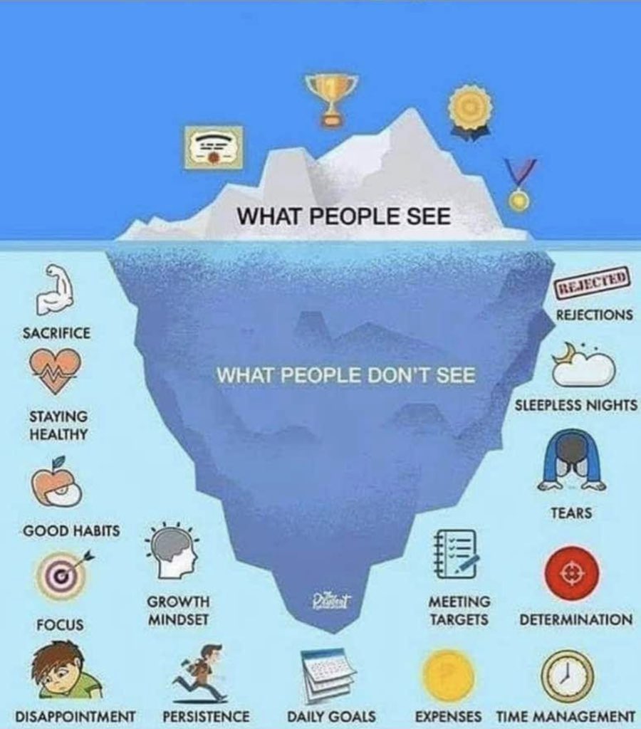 What people don’t see 🙄