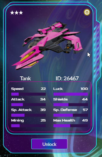 DSAmbite's tweet photo. @CryptoTony__ @DeepSpaceBSC I got the lucky pink raider! https://t.co/cwg5O9u6VP