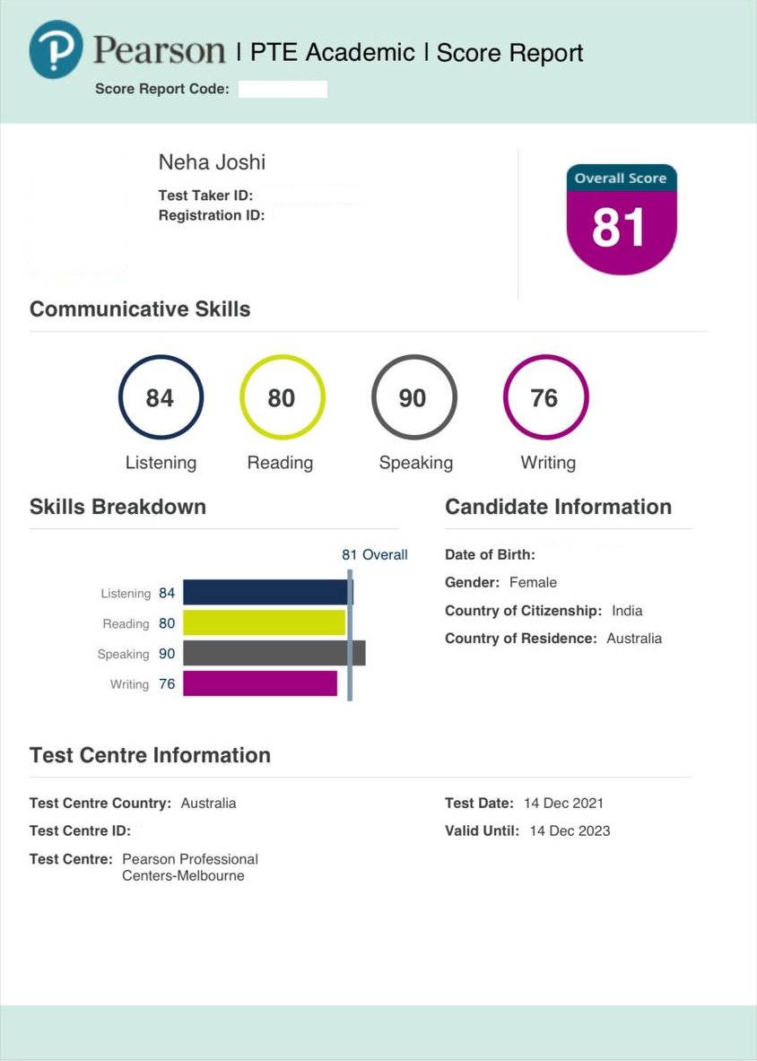👉Success Story of December-2021

👉PTE Tutorials proudly presents candidates who have scored the desired PTE score for studying and settling abroad.

✅ To enroll for Online PTE coaching classes visit:
🌐 ptetutorials.com/online-coaching

#pte #ptescorecard #ptepractice #ptepreparation