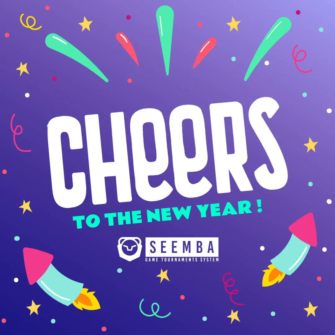 SeembaOfficial's tweet photo. Happy new gaming year from all the people at Seemba 🎉 🥳  #seemba #mobilegames #Esports https://t.co/JMtDO1wQmE