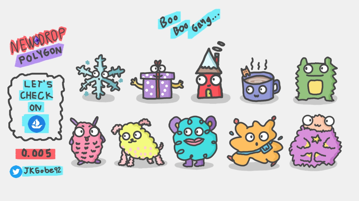 jkgobeart's tweet image. Boo Boo Gang is coming ‼️
 
Freehand , Handmade with my love 💗

0.005 ETH on polygon @opensea

Let's Check , Enjoy
opensea.io/collection/boo…