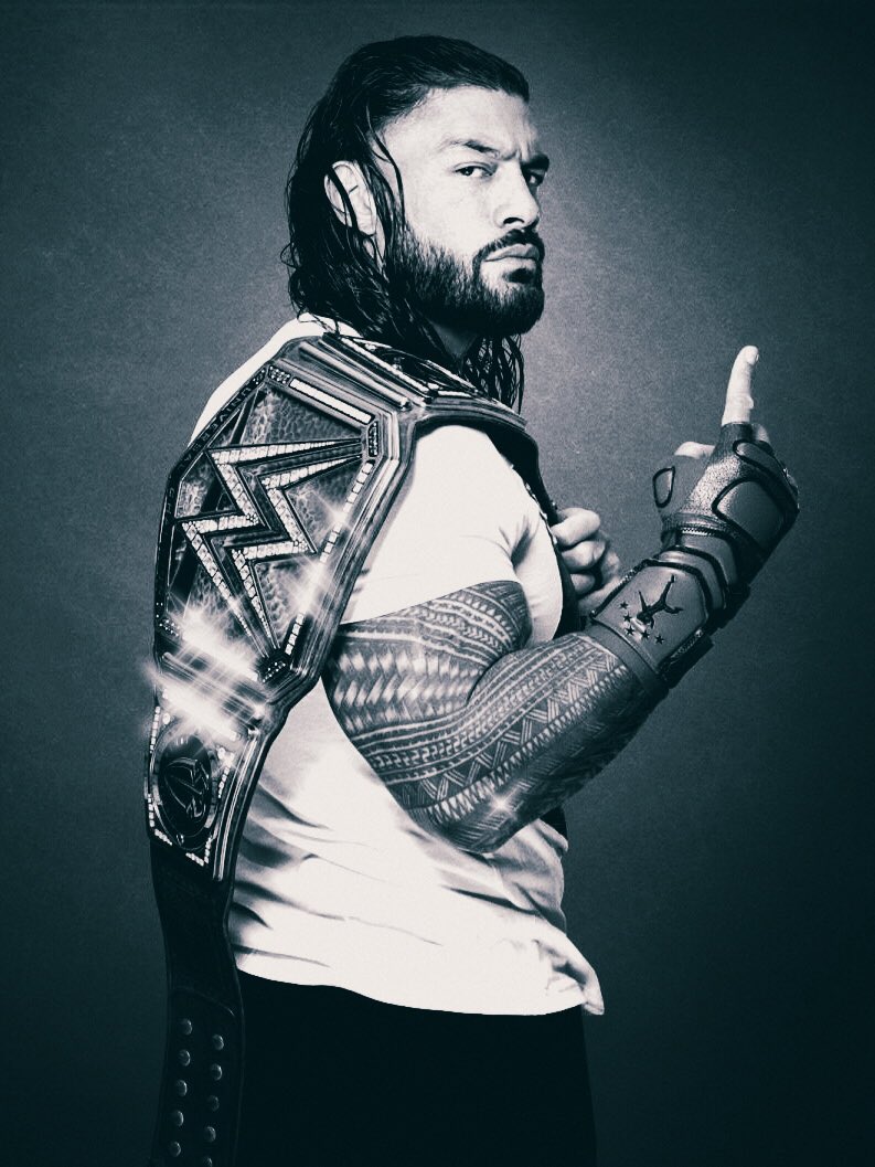 YamayanekoS's tweet photo. #RomanReigns ⚡️
 #GetWellSoonRoman ☝️ https://t.co/FT3yHGtV34