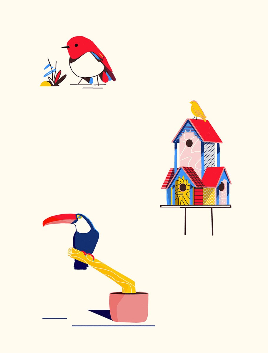 Birds
#illustration #characterdesign #Doodles #personalillustration #art