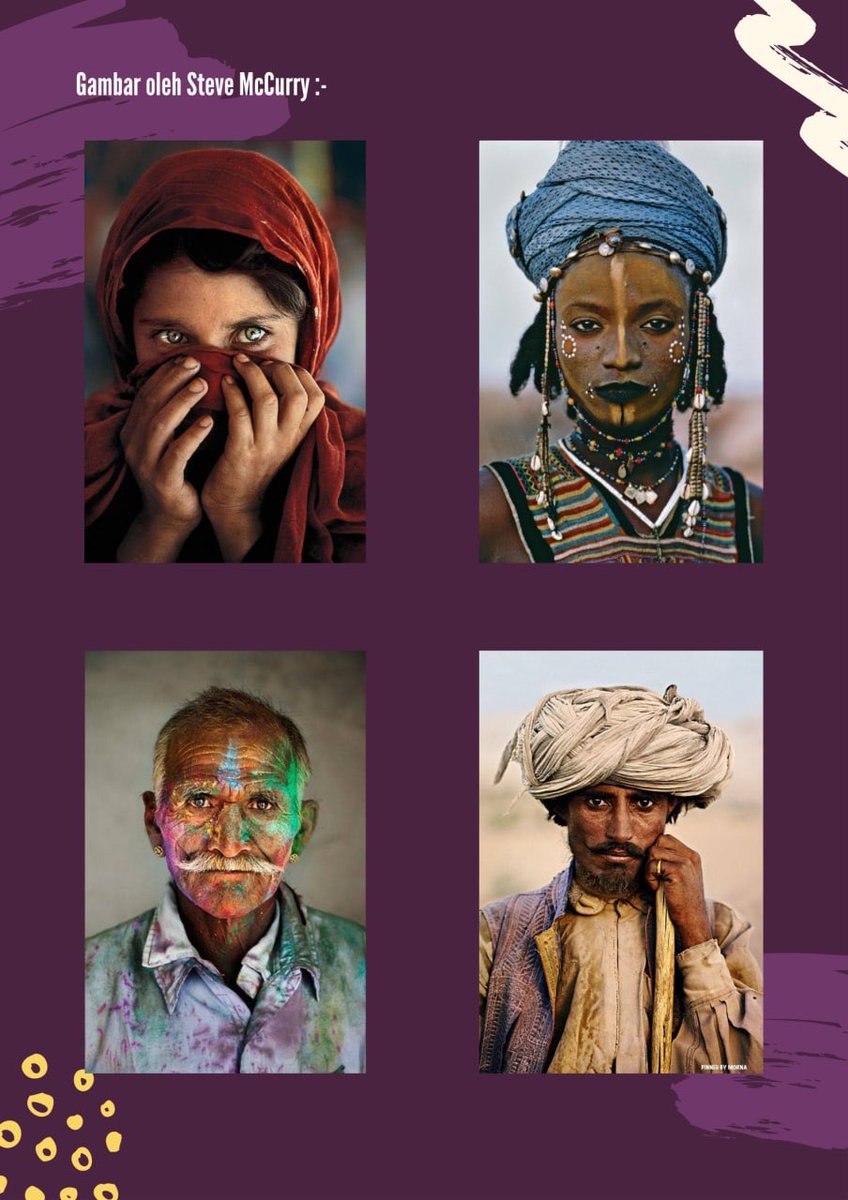 bbestsakba's tweet photo. Kenali jurugambar terkenal Steve McCurry serta hasil gambarnya yang unik! #birodp #spektrumilmu https://t.co/cVIGwOboQJ
