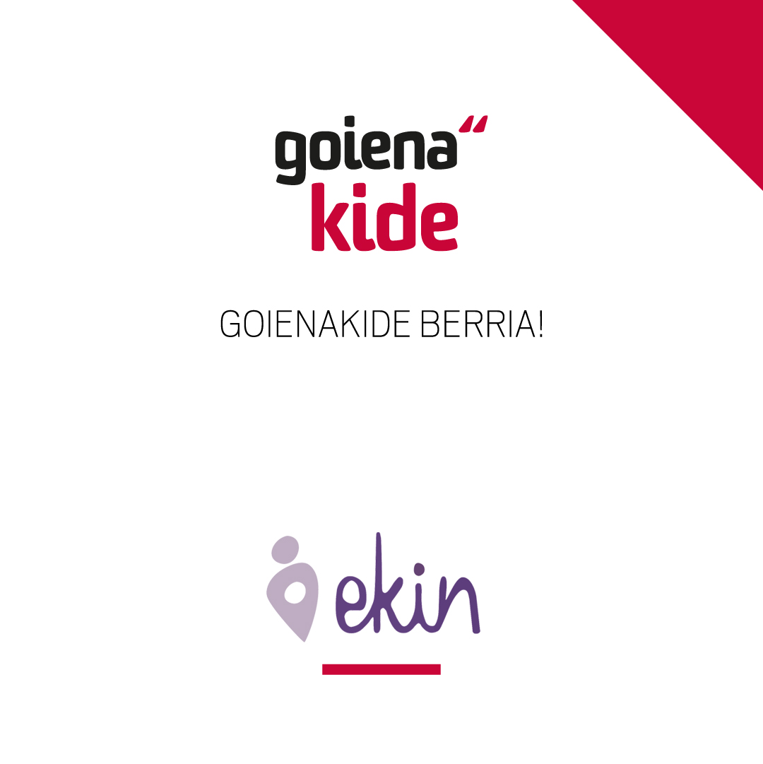 goiena's tweet photo. 📢 GOIENAKIDE berria dugu! Ongi etorri gure komunitatera @EkinEmakumeak 🙌
Zuk ere komunitatearen parte izan nahi duzu? 🧐
Egin zaitez #Goienakide !
👉 https://t.co/3PTFCBvR9z https://t.co/ndTXFrzdQj