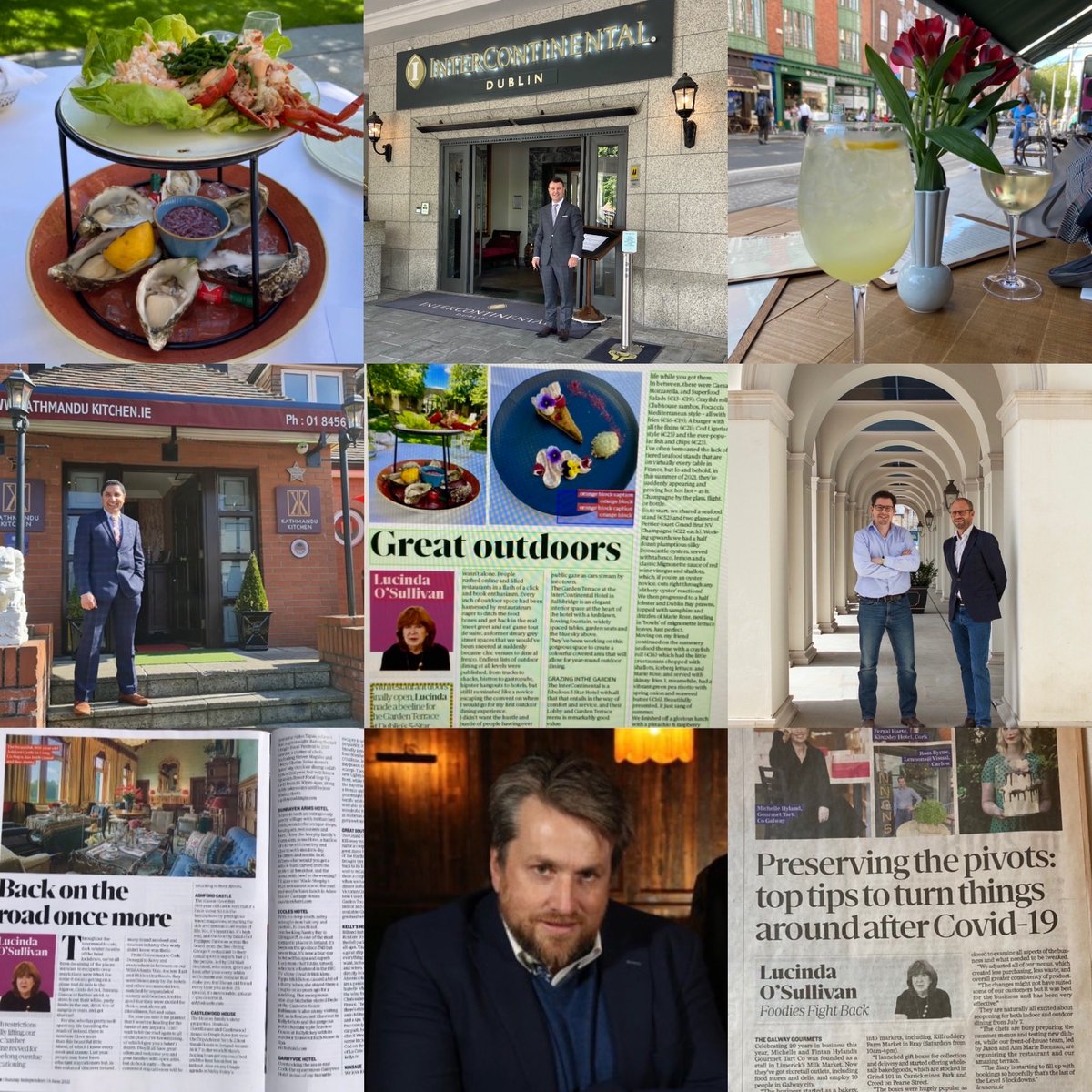 LucindasIreland's tweet photo. July 2021 was high summer, out on the road. Lovely outdoor dining around the country. People staycationing discovered parts of Ireland they never knew. With restaurants and hotels open, it looked like we were on the way back. #Lookback2021 #pandemic #FoodiesFightBack https://t.co/SQSM5ecpky