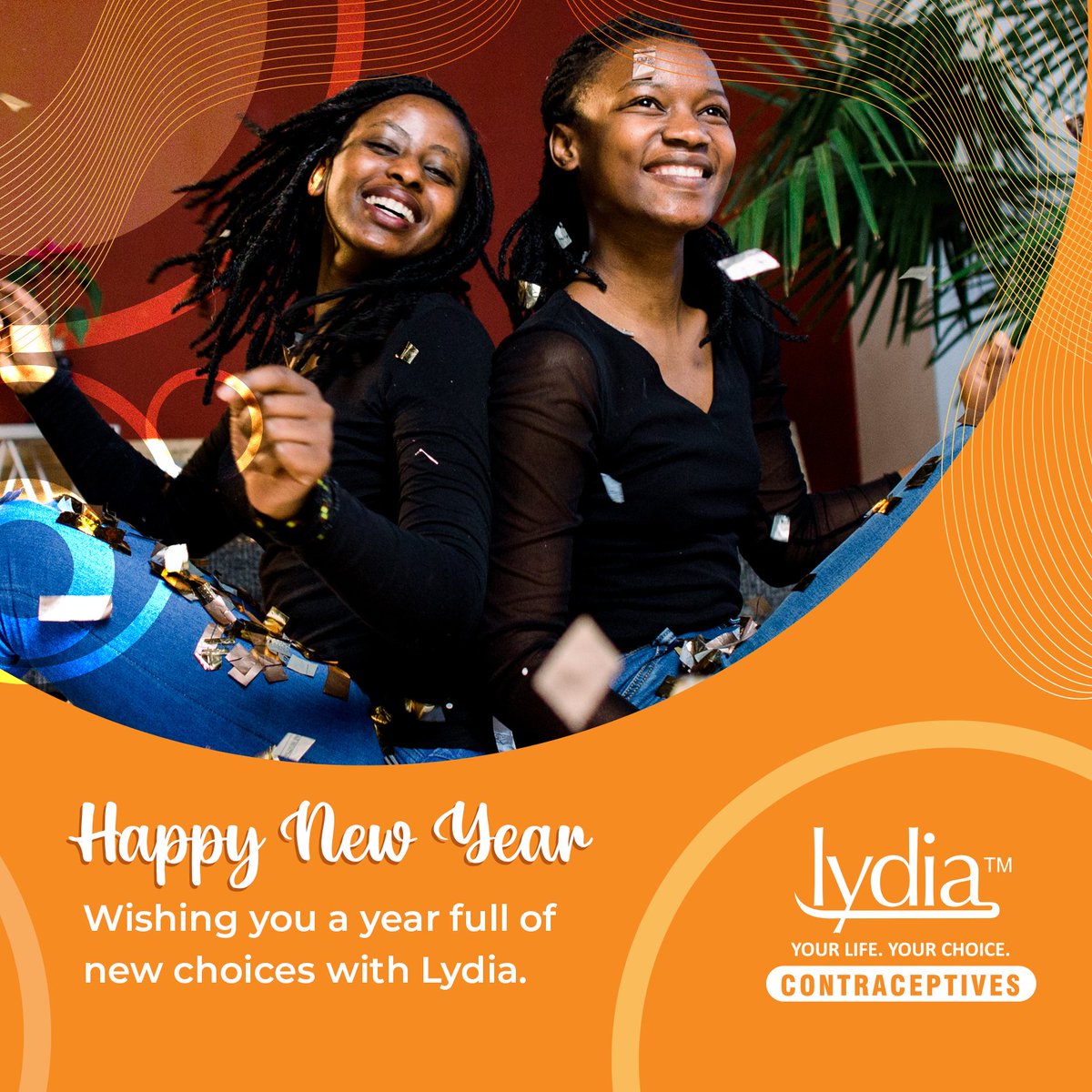 LydiaEA_'s tweet photo. Lydia wishes you all a happy new year!
May it be full of Lydia choices .
#BeALydiaWoman #LydiaContraceptives #NewYear2022 https://t.co/Q3KPiZVXRg