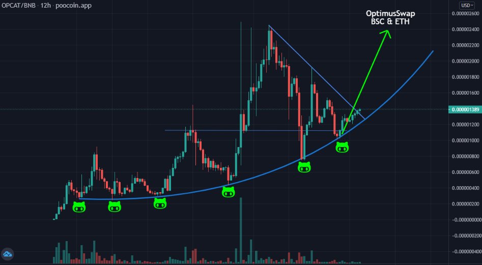 BigBagGoblin's tweet photo. TA update:

Remember this chart guys? 

We are about to witness greatness 📈

$OPCAT going for a massive breakout here 🚀

The ATH of 24m is up next. After that 50m 🎯

$feg $refi $strong $jade $ridge $icx $vra $xpr $gm $vader $hex #webfour $time $metis $mong $sos $htr $kiba https://t.co/fYwAEFJ2py