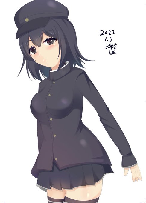 #艦これ #あきつ丸 
あきつ丸ちゃん
描いてみました! 