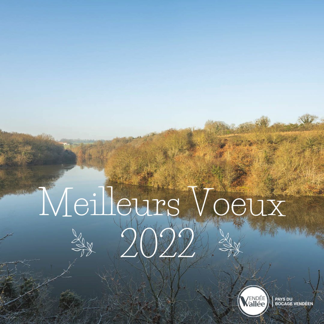 Toute l'équipe de Vendée Vallée Pays du Bocage Vendéen vous souhaite une belle et heureuse année 2022, pleine de projets et de réussite ! 🌟
#bocagevendeen #bonneannee2022