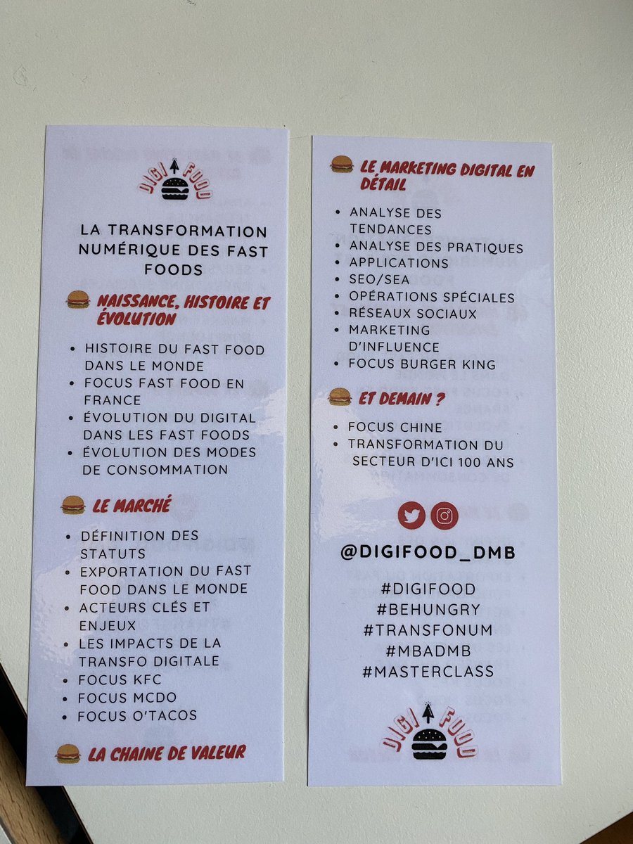 💥#onalapatate dès le 3 janvier #masterclass de la #TransfoNum du #Fastfood par les étudiants @MBADMB <a href="/EFAP_/">EFAP</a> <a href="/HUBInstitute/">HUB Institute</a> en direct live sur #teams 

<a href="/digifood_dmb/">#DIGIFOOD</a> #MBADMB #gogogo <a href="/VincentMontet/">Vincent MONTET</a> <a href="/ArnaultChatel/">Arnault Chatel</a> 
#digifood #behungry