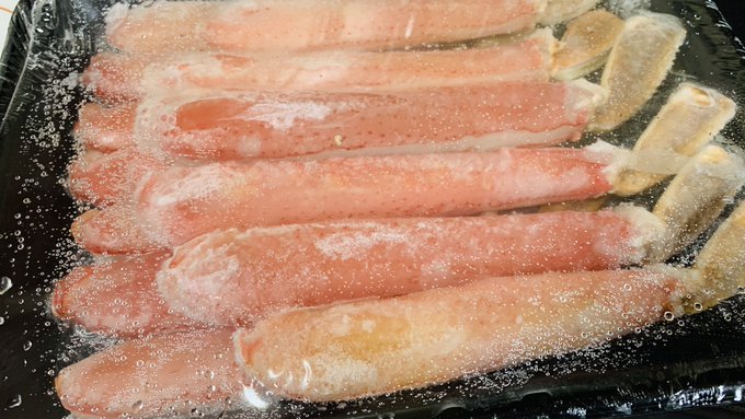 どーもー彼氏君見てる〜?😋
お先いただいちゃってまーす🦀🦀🦀 