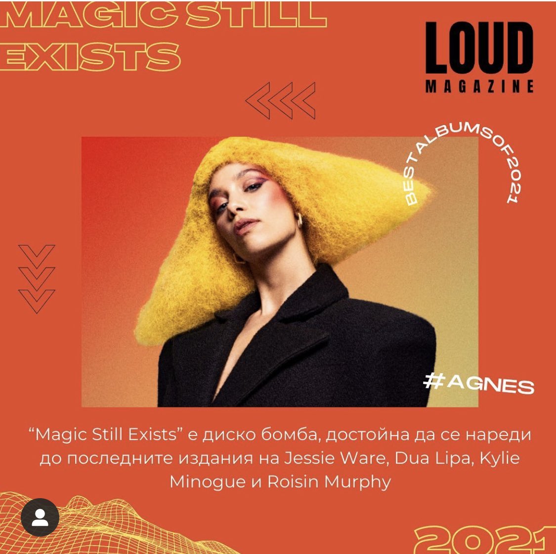 Antvrjy's tweet photo. Wonderful Agnes @agnesofficial πππβ€οΈβ€οΈππππΈπΆπΆππ #Agnes #magicstillexists n.38 on #loudmagazine βbest albums of 2021β chart #AgnesCarlsson β€οΈπΆπΆπ
https://t.co/mNPFzmehPT
https://t.co/MZStiRROtr https://t.co/W4WMF0ry1n
