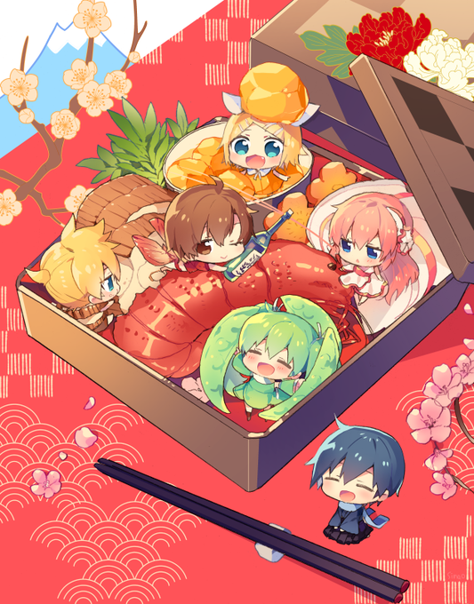 「multiple girls sushi」 illustration images(Latest)