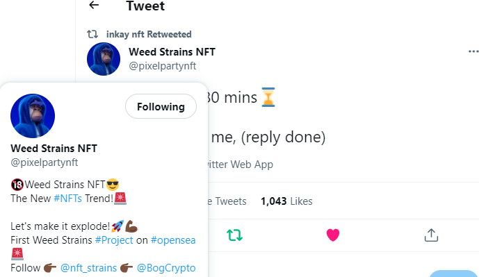 Treeee44301693's tweet photo. @pixelpartynft https://t.co/XuViei30j1