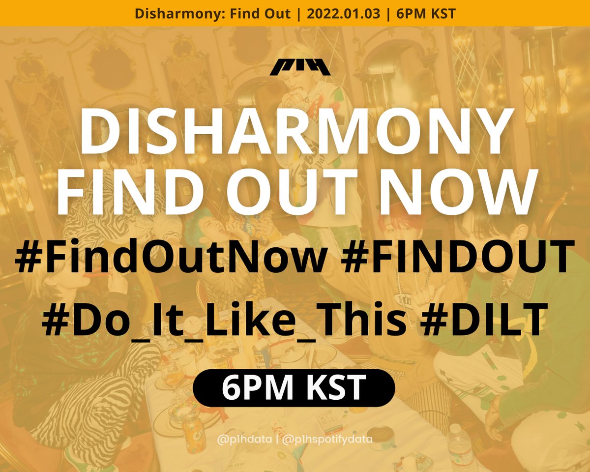 p1hdata's tweet photo. It's time!!!! ✨🎉🔥🔥

DISHARMONY FIND OUT NOW
#FindOutNow #FINDOUT #Do_It_Like_This #DILT 
#P1Harmony #피원하모니 
@P1H_official @P1H_members https://t.co/L5RwUljfXX