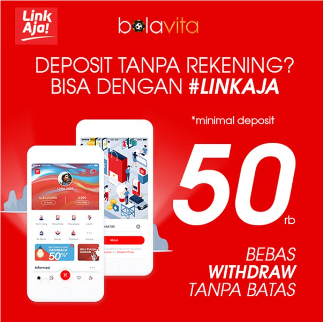 BVGAMING_NET's tweet photo. Tidak ada rekening ? Jangan khawatir, masih ada Linkaja. Nikmati berbagai permainan seru di Bolavita, hasilkan uang dan nikmati keseruannya. 
Whatsapp: 081297392623

#linkaja #ovo #gopay #dana #indonesia #judionline #shopee #telkomsel #gameonline #dirumahaja #sakuku #grab #gojek https://t.co/SkGGywaILQ