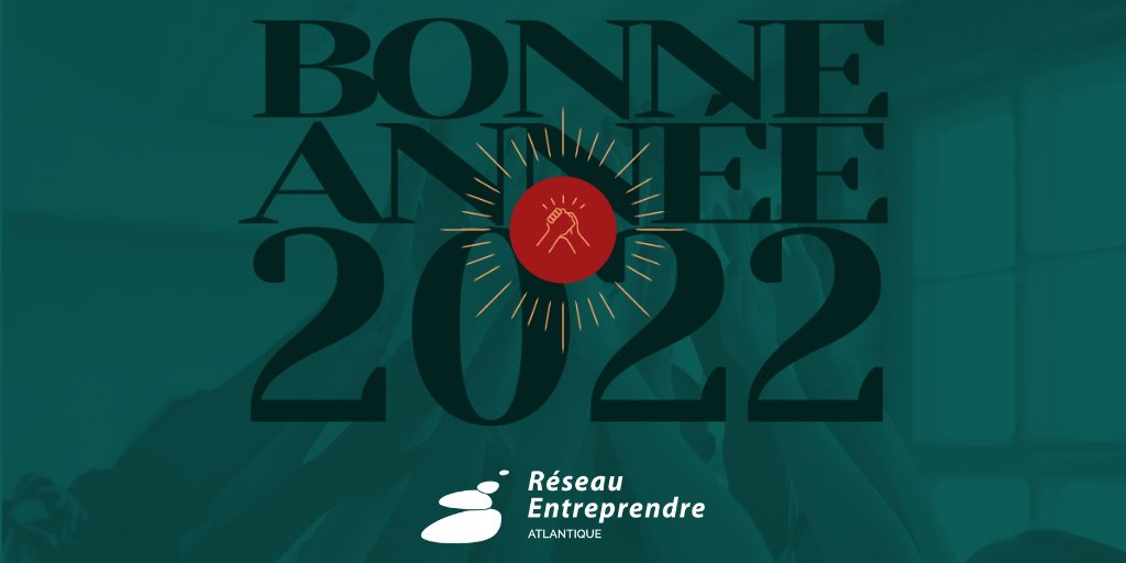 Réseau Entreprendre Atlantique vous souhaite une bonne année 2022 !

Nous avons hâte de découvrir et d'accompagner les nouveaux projets de création, reprise et développement d' #entreprises créateurs d' #emplois.