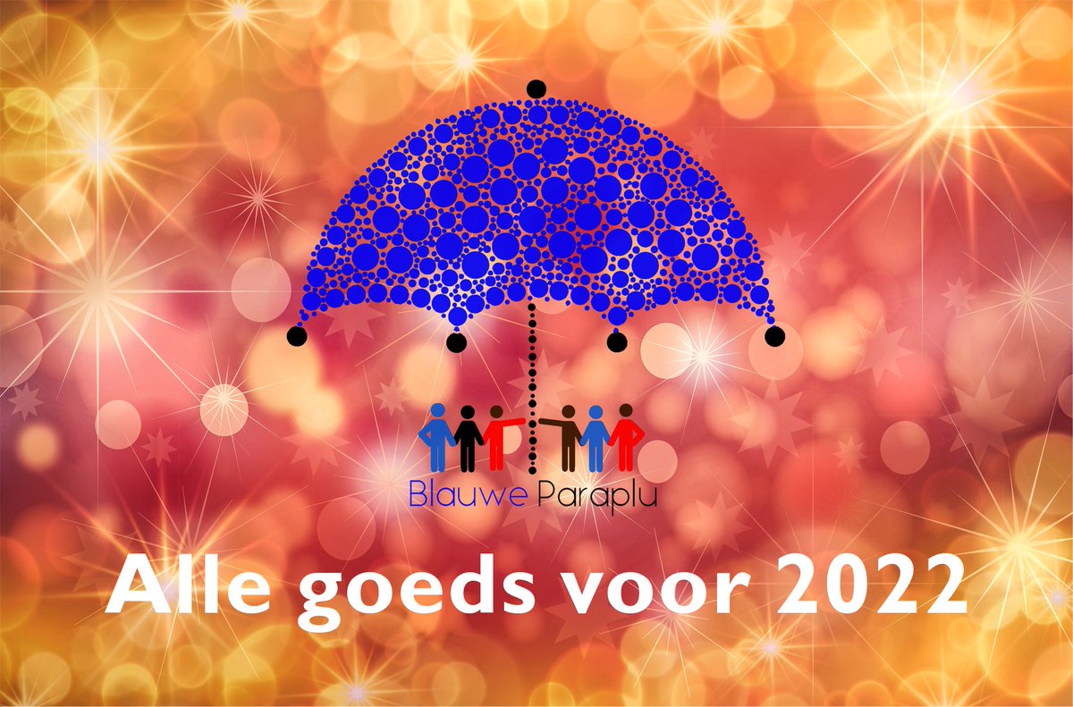 Vanuit de Blauwe Paraplu wensen we je een gezond en mooi 2022 toe!