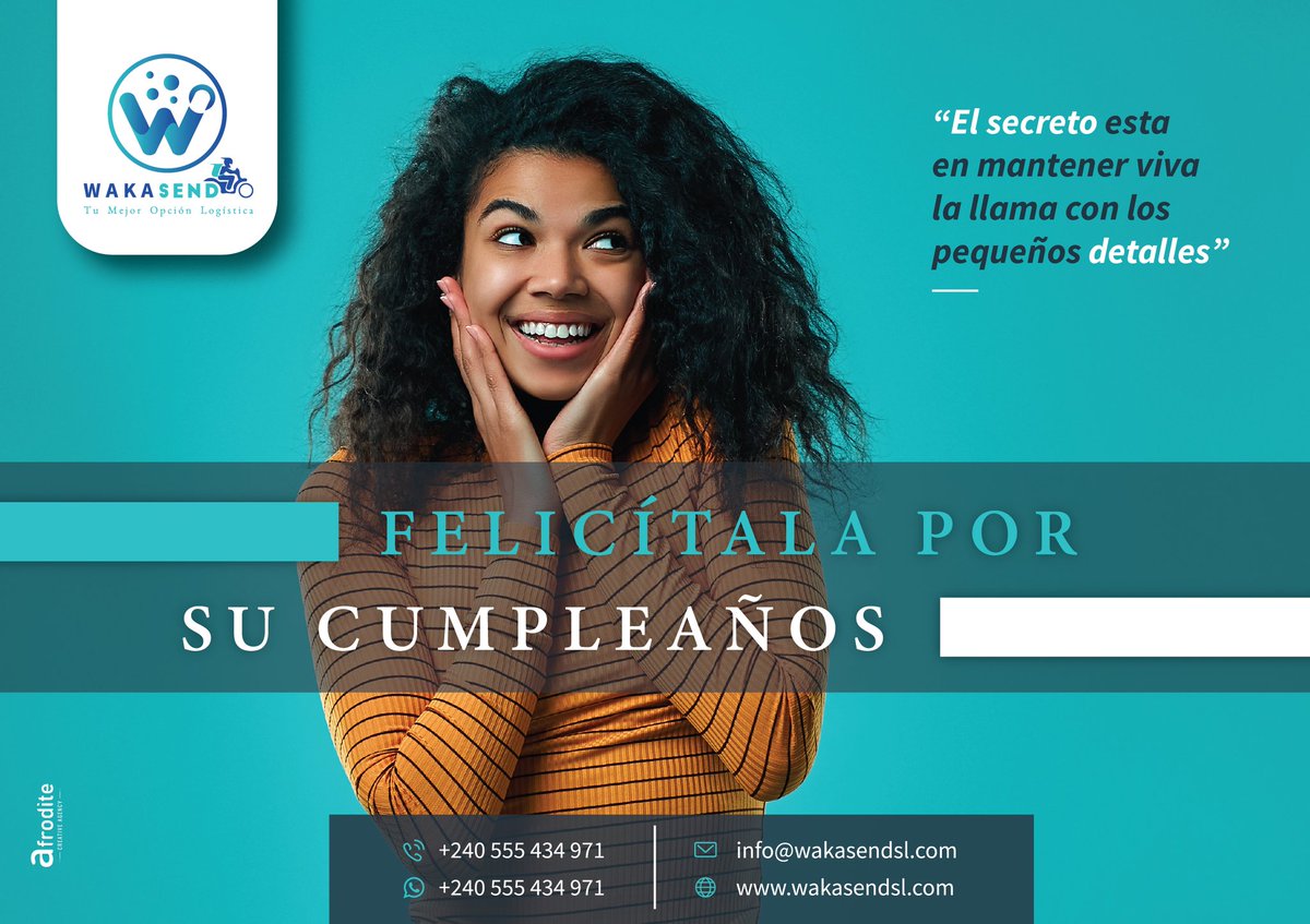 WakaSend's tweet image. 😄😄Cuánta emoción, recibir un regalo de un ser querido entre compañeras de trabajo, ayayay!! Que orgullo.

Cómprale el regalo y se lo entregamos en el trabajo o donde tú mandes. 😄😄😄

@guineaecuatorial
@malabo
@bata