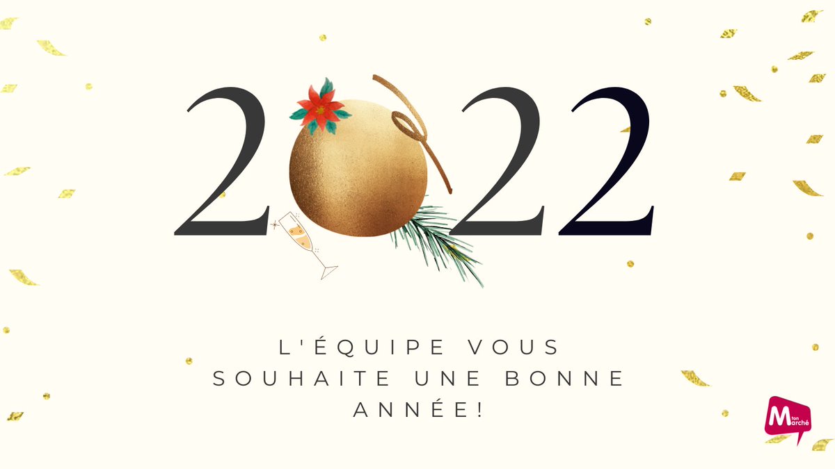 ✨Belle et heureuse année 2022✨
Qu’elle soit riche en aventure, en découverte et en animation sur les marchés ! 🤩🎉