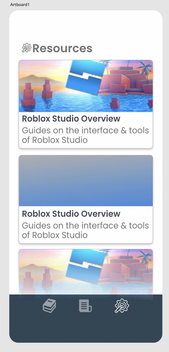 These mobile adaptations are really fitting well.
Continuing the series with the DevHub!
<a href="/robloxdevrel/">Roblox Developer Relations</a> 
#Roblox #RobloxDev #RobloxUI
