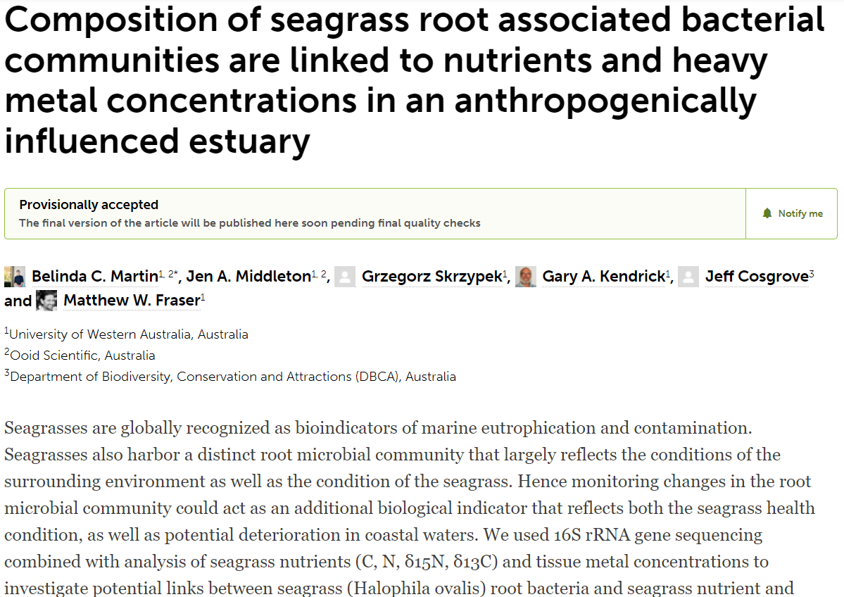 Kasper E Brodersen (@ke_brodersen) on Twitter photo 7th paper (by Martin et al.) has now been accepted for publication in "Ecophysiology and Biogeochemistry of Marine Plants in the Anthropocene":
frontiersin.org/articles/10.33…
Manuscript submission deadline to this Research Topic is Feb 1, 2022: frontiersin.org/research-topic…
<a href="/FrontMarineSci/">Frontiers - Marine Science</a> 7th paper (by Martin et al.) has now been accepted for publication in "Ecophysiology and Biogeochemistry of Marine Plants in the Anthropocene":
frontiersin.org/articles/10.33…
Manuscript submission deadline to this Research Topic is Feb 1, 2022: frontiersin.org/research-topic…
<a href="/FrontMarineSci/">Frontiers - Marine Science</a>