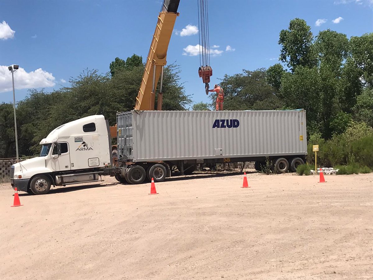 AZUDWater's tweet photo. In this #AZUDproject we want to talk about the installation of this containerized plant with the aim of demineralizing water from a well. 💦
Thanks to these, the group will be able to improve copper extraction systems, minimizing its #waterfootprint
#AZUDMexico #watertreatment https://t.co/EtOOvO8PNe