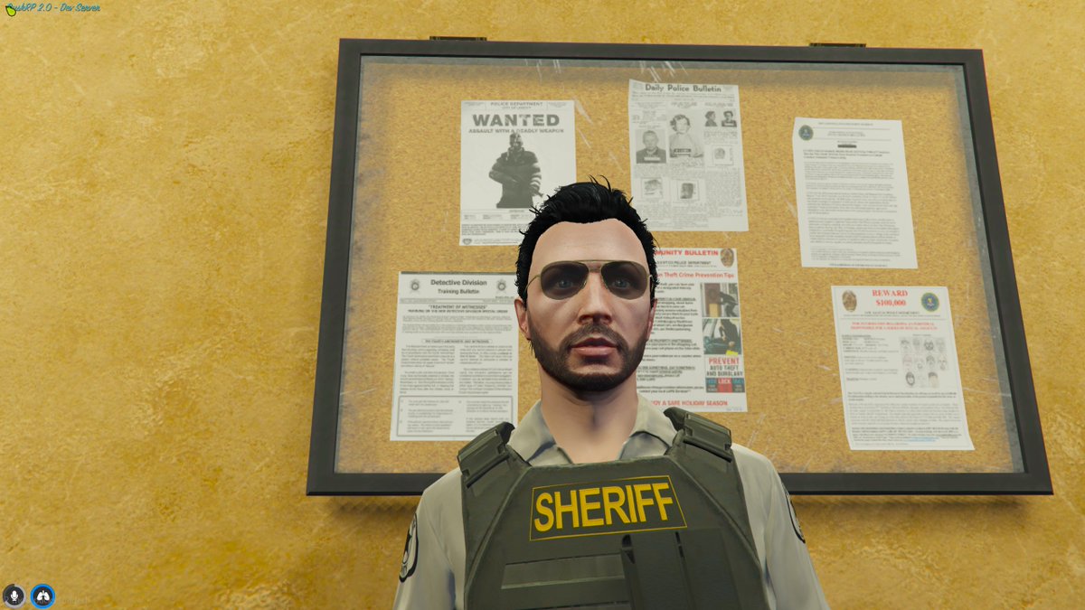 Dusk_Roleplay's tweet photo. Be sure to catch Brian Jackson from BCSO in the city driving like an absolute god! Brian excels in catching criminals with his impeccable driving skills. Any enquires concerning BCSO, he's your guy! #GTARP #FiveM #GTAROLEPLAY https://t.co/5BpsRE1nFC